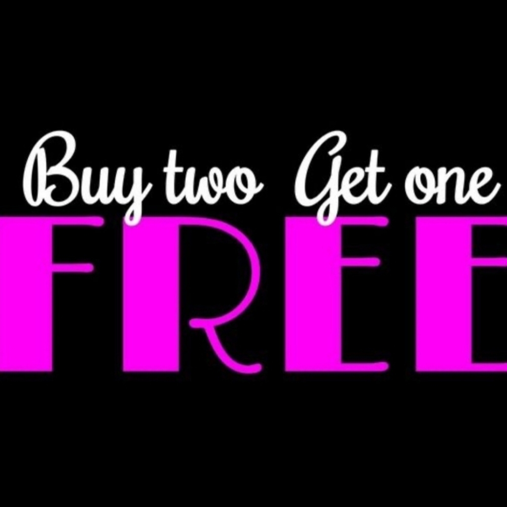 Buy 2 jewelry items, Get one Free